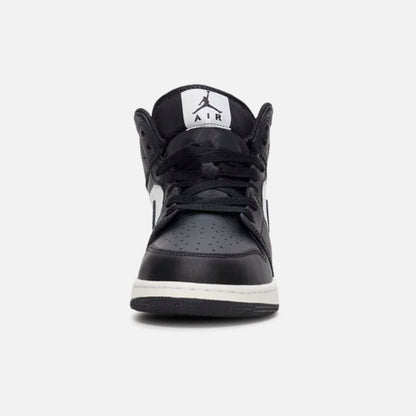 Kids Kith Jordan GS Air Jordan 1 Mid - Black / Summit White / Off Noir