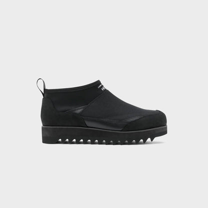Men Kith CDG Homme Oil Smooth Ripstop Leather Boot - Black