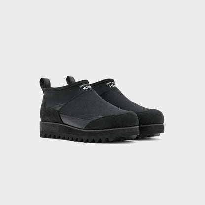 Men Kith CDG Homme Oil Smooth Ripstop Leather Boot - Black