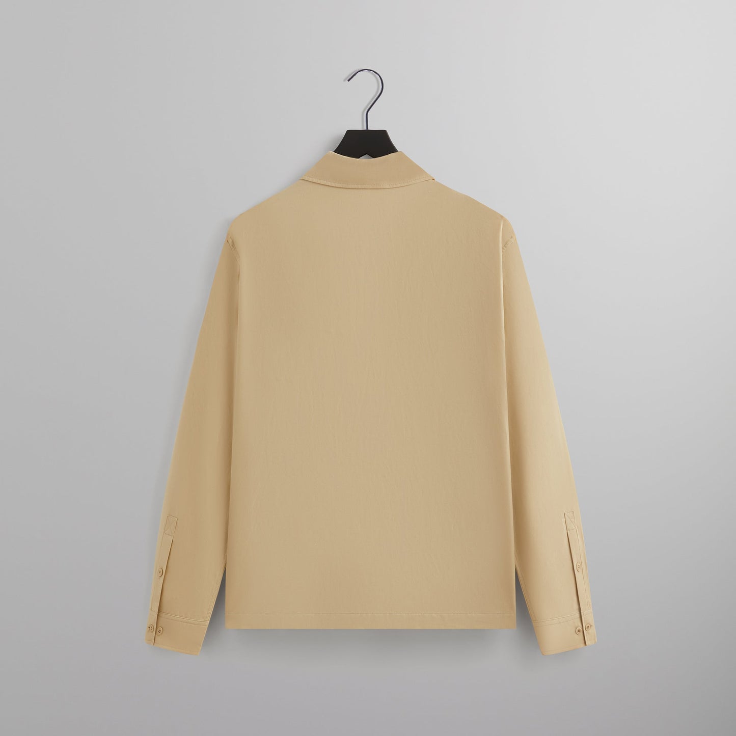 Men Kith Kith Silk Cotton Long Sleeve Boxy Collar Overshirt - Arete