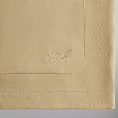Men Kith Kith Silk Cotton Long Sleeve Boxy Collar Overshirt - Arete