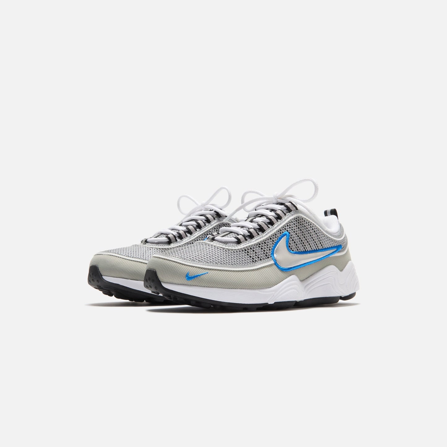 Men Kith Nike Air Zoom Spiridon - Metallic Silver / Signal Blue