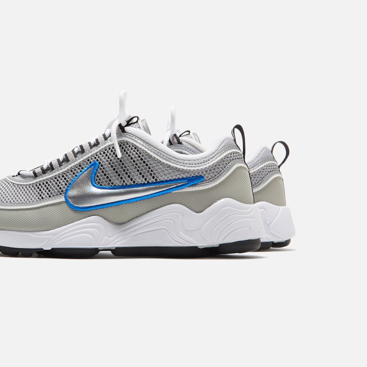 Men Kith Nike Air Zoom Spiridon - Metallic Silver / Signal Blue