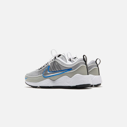 Men Kith Nike Air Zoom Spiridon - Metallic Silver / Signal Blue