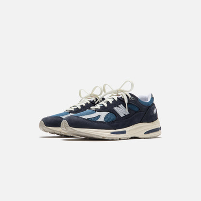 Men Kith New Balance Made in UK 991v2 - Vintage Navy / Grey