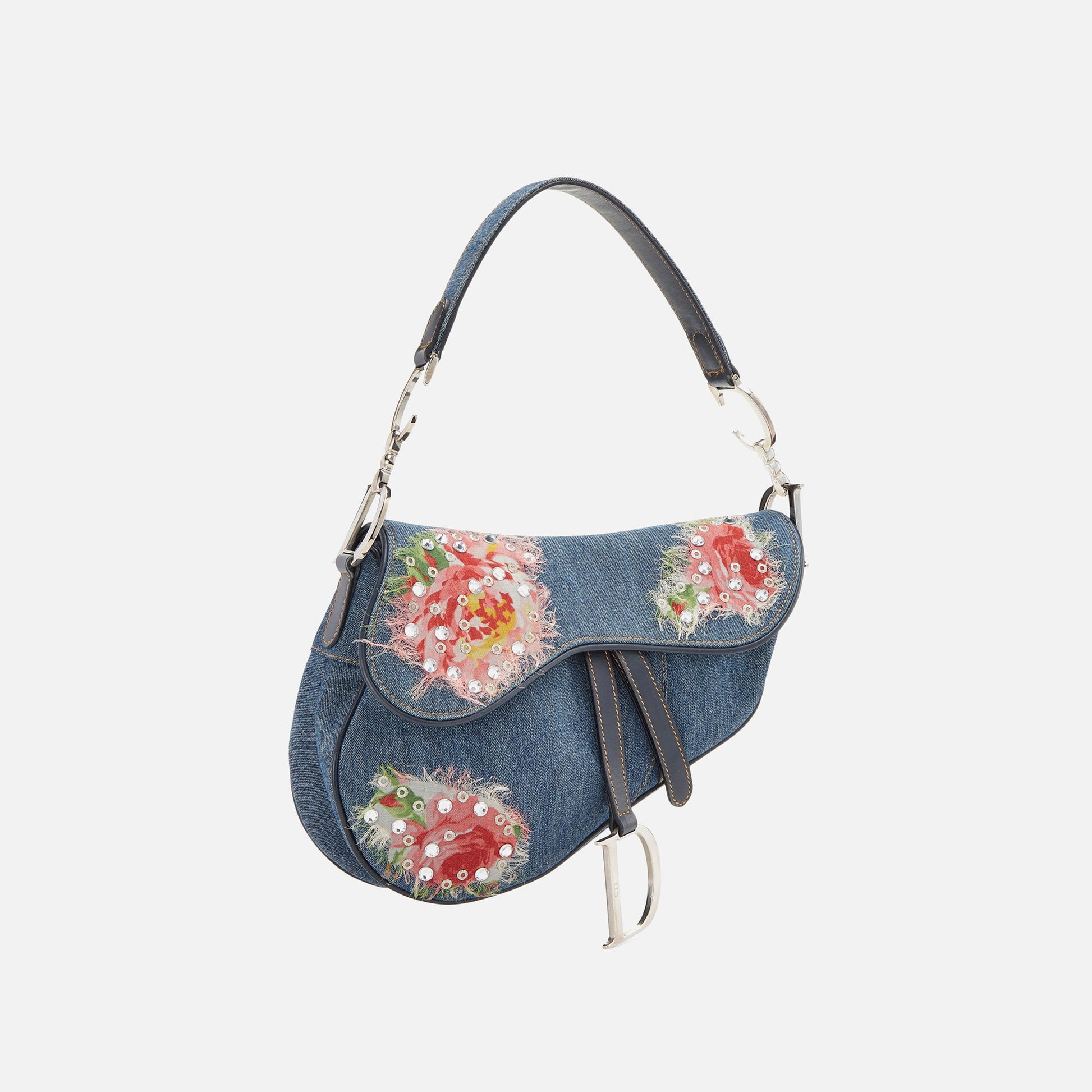 Women Kith WGACA Christian Dior Embroidered Saddle - Blue
