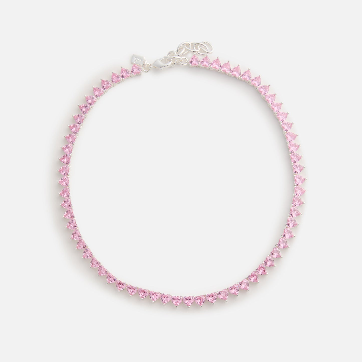 Women Kith Crystal Haze Be My Valentine Necklace - Pink