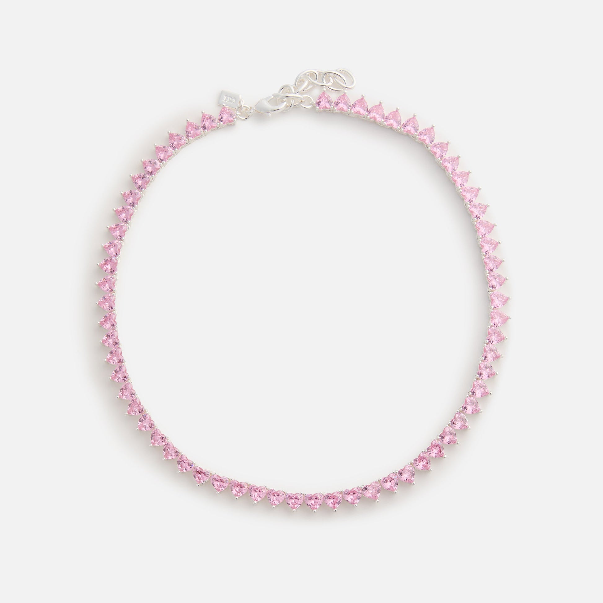 Women Kith Crystal Haze Be My Valentine Necklace - Pink