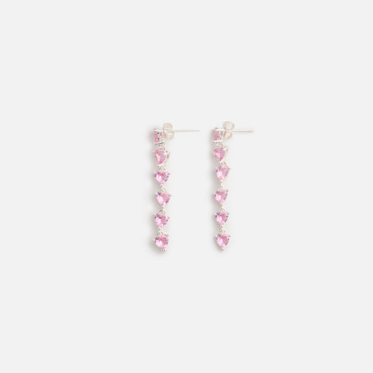 Women Kith Crystal Haze Be My Valentine Earring - Pink