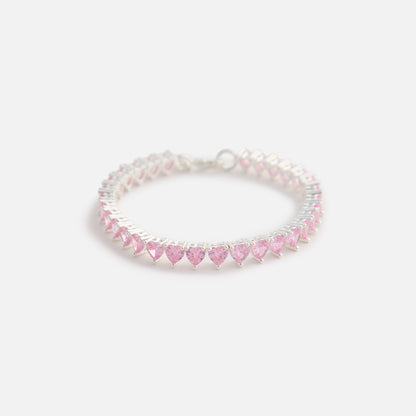 Women Kith Crystal Haze Be My Valentine Bracelet - Pink