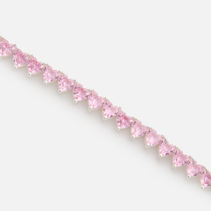 Women Kith Crystal Haze Be My Valentine Bracelet - Pink