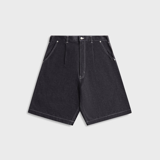 Men Kith CDG Homme Cotton Nylon Twill Shorts - Navy / White