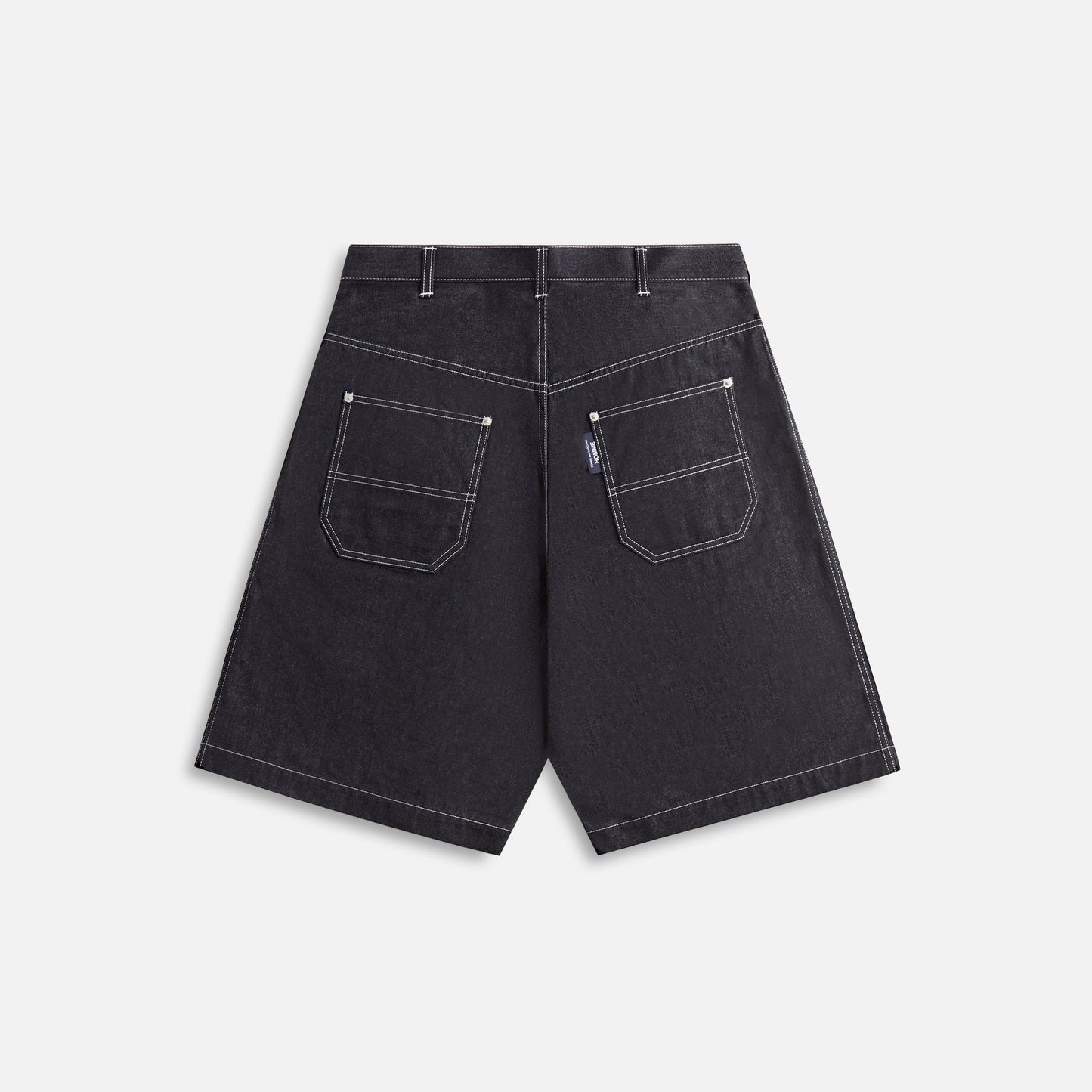 Men Kith CDG Homme Cotton Nylon Twill Shorts - Navy / White