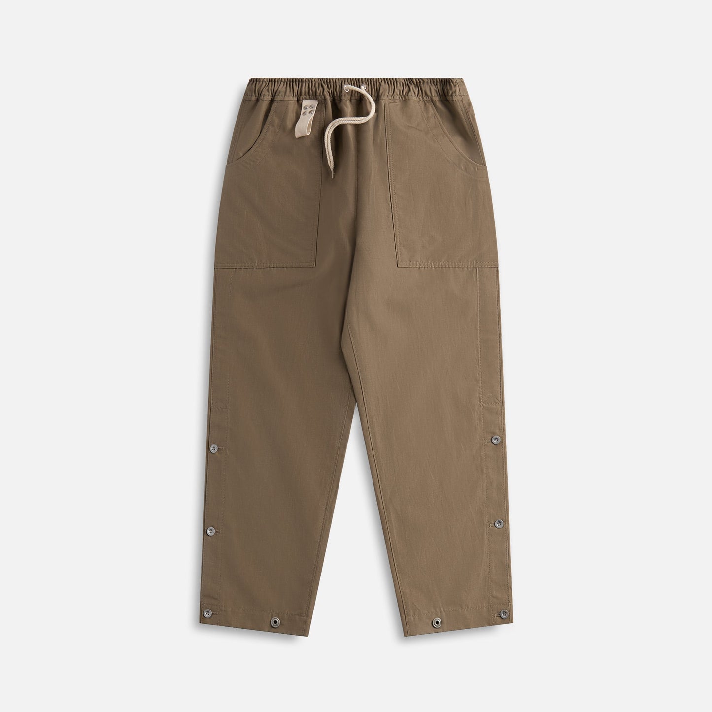 Men Kith CDG Homme Wool Ramie Pants - Grey/Beige