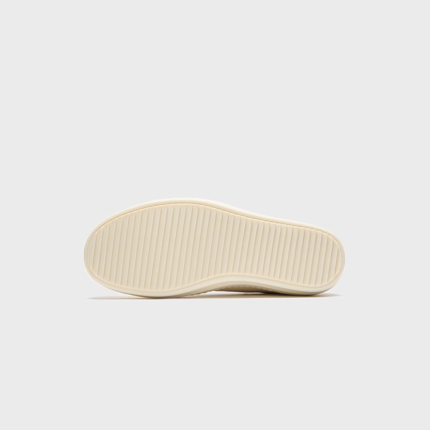 Men Kith Rick Owens Vintage Sneaks - Scarpe In Pelle Milk / Milk / Milk