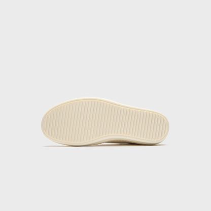 Men Kith Rick Owens Vintage Sneaks - Scarpe In Pelle Milk / Milk / Milk