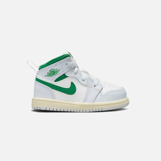 Kids Kith Jordan TD Air Jordan 1 Mid - Summit White / Pure Platinum / Sail / Pin