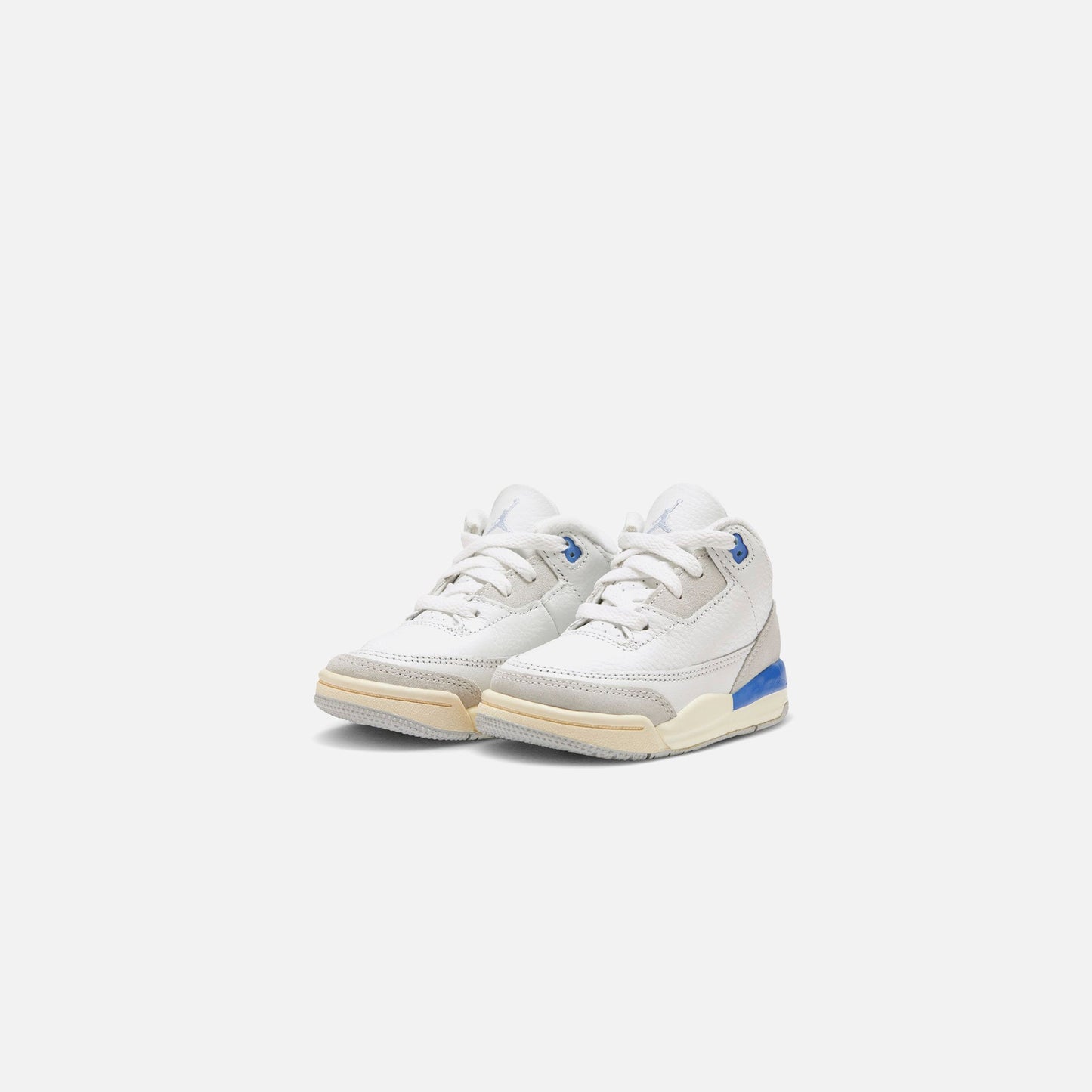 Kids Kith Jordan TD Air Jordan 3 Retro - Summit White / Hydrogen Blue Leg
