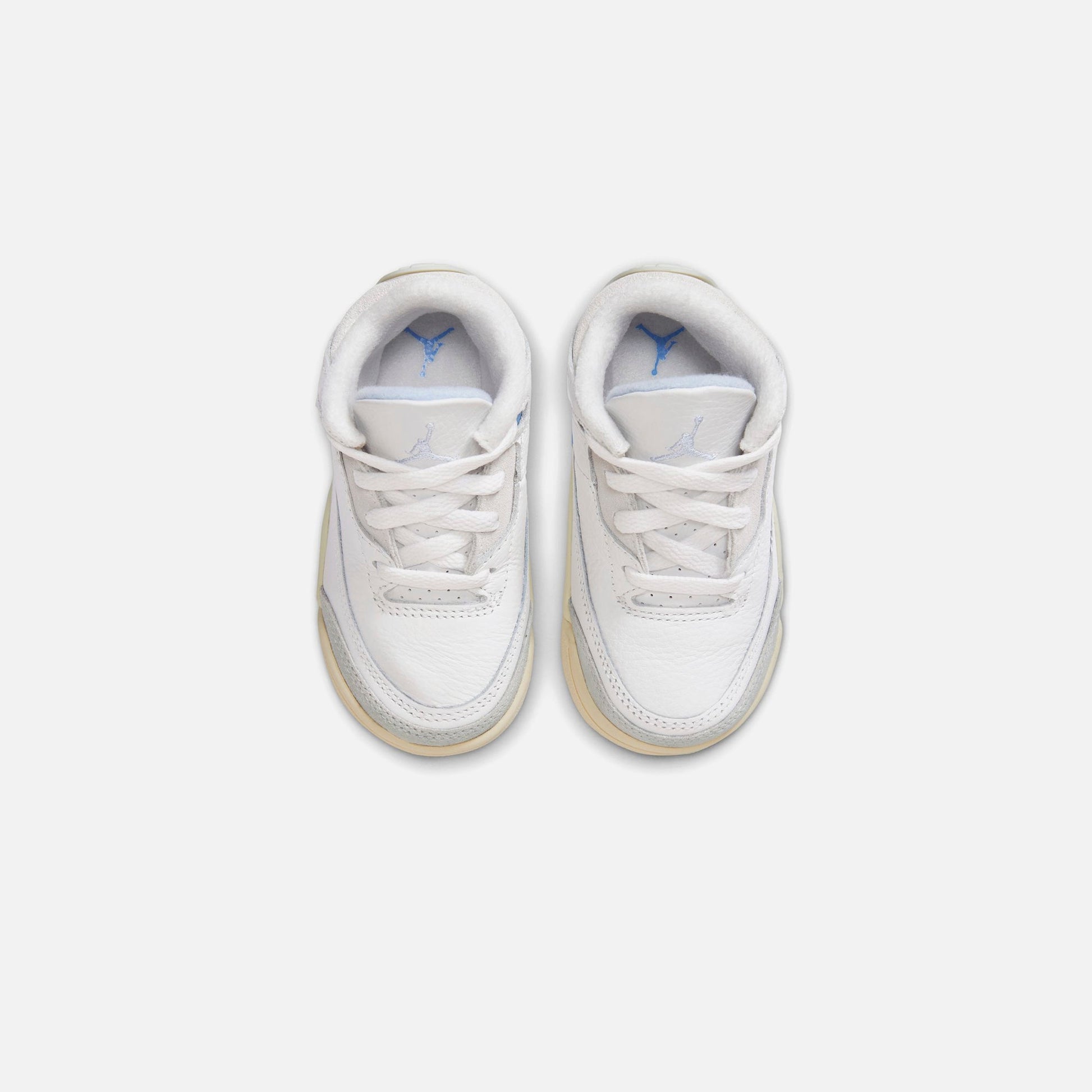 Kids Kith Jordan TD Air Jordan 3 Retro - Summit White / Hydrogen Blue Leg