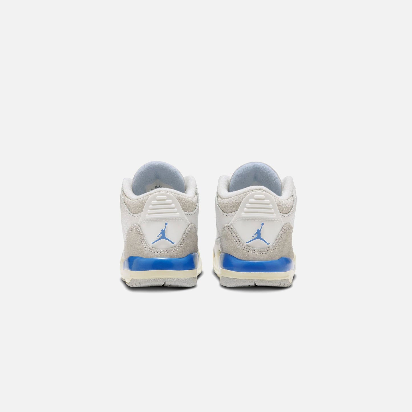 Kids Kith Jordan TD Air Jordan 3 Retro - Summit White / Hydrogen Blue Leg