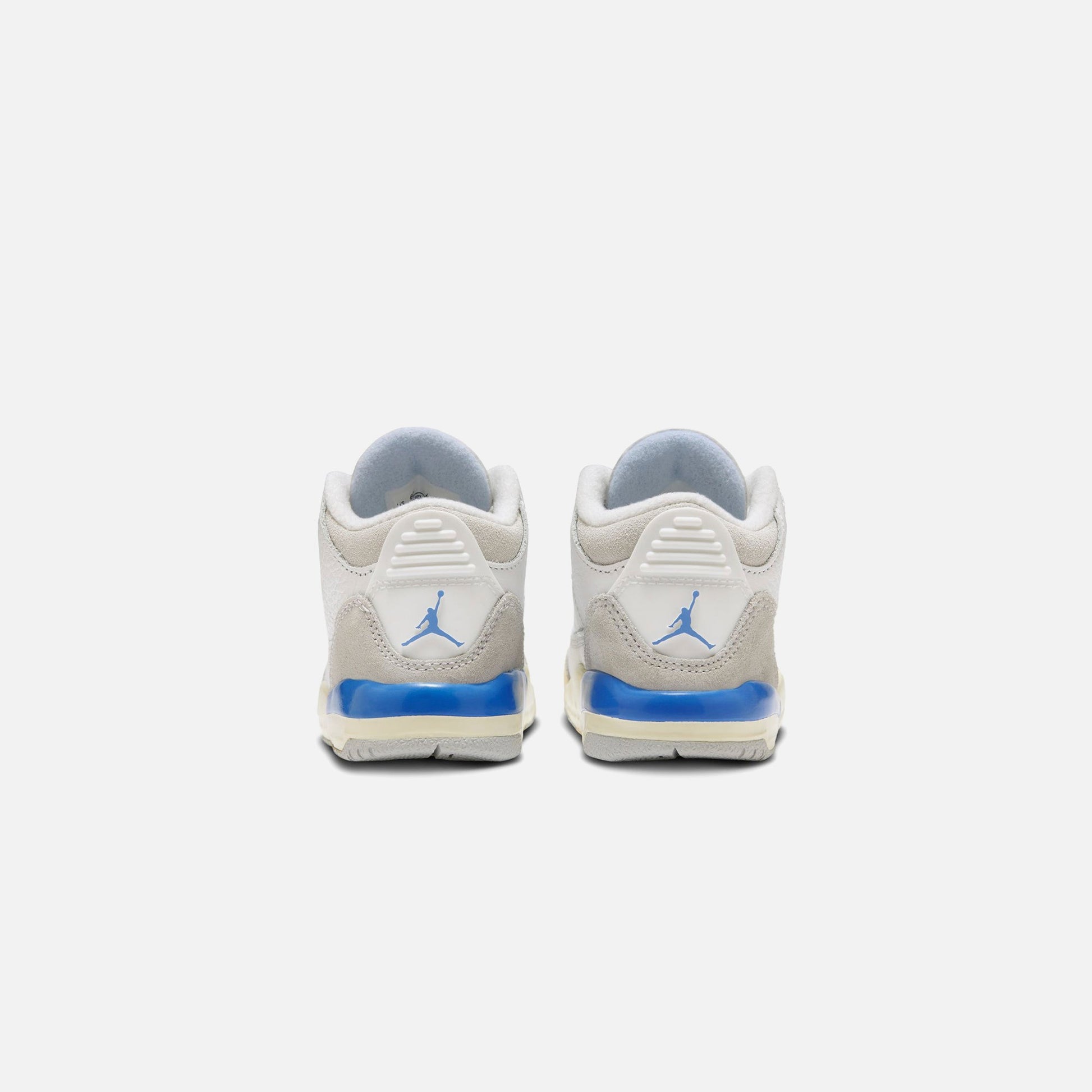 Kids Kith Jordan TD Air Jordan 3 Retro - Summit White / Hydrogen Blue Leg