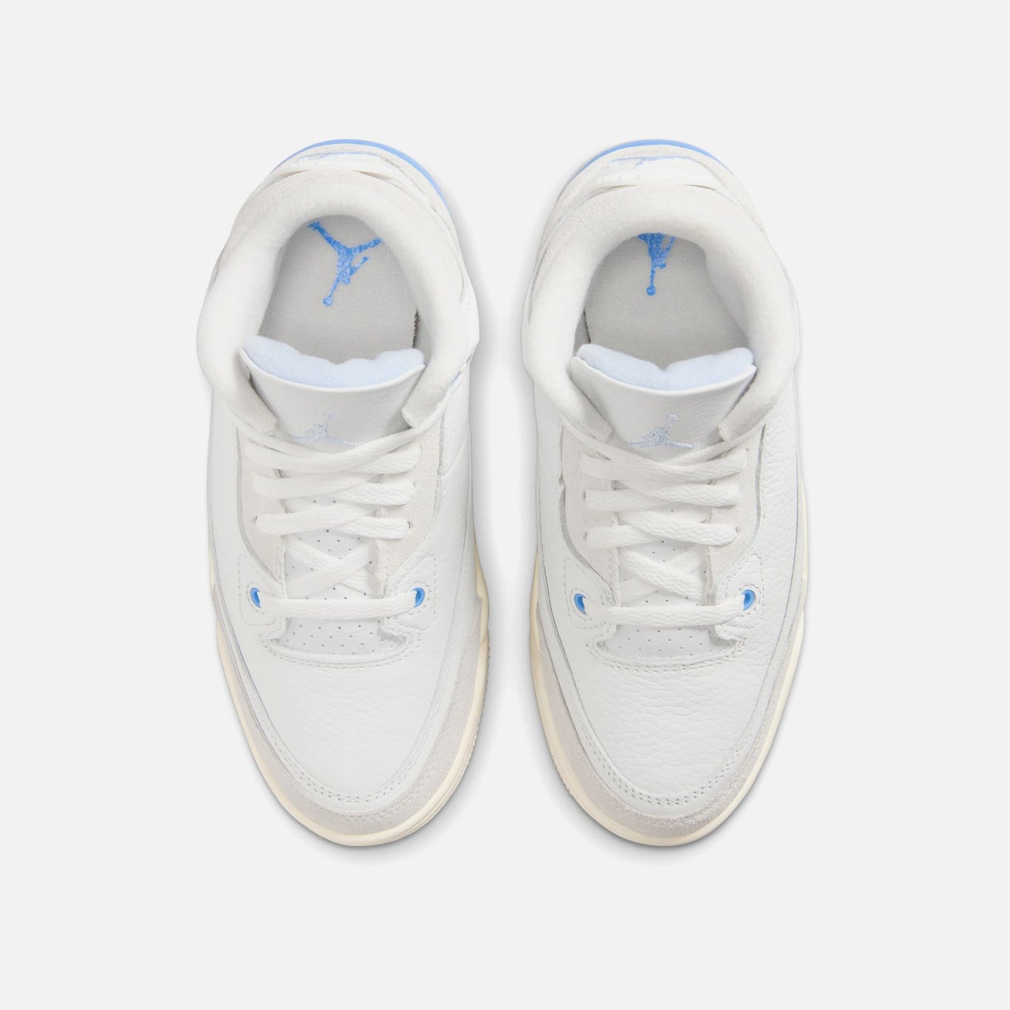 Kids Kith Jordan PS Air Jordan 3 Retro - Summit White / Hydrogen Blue Leg