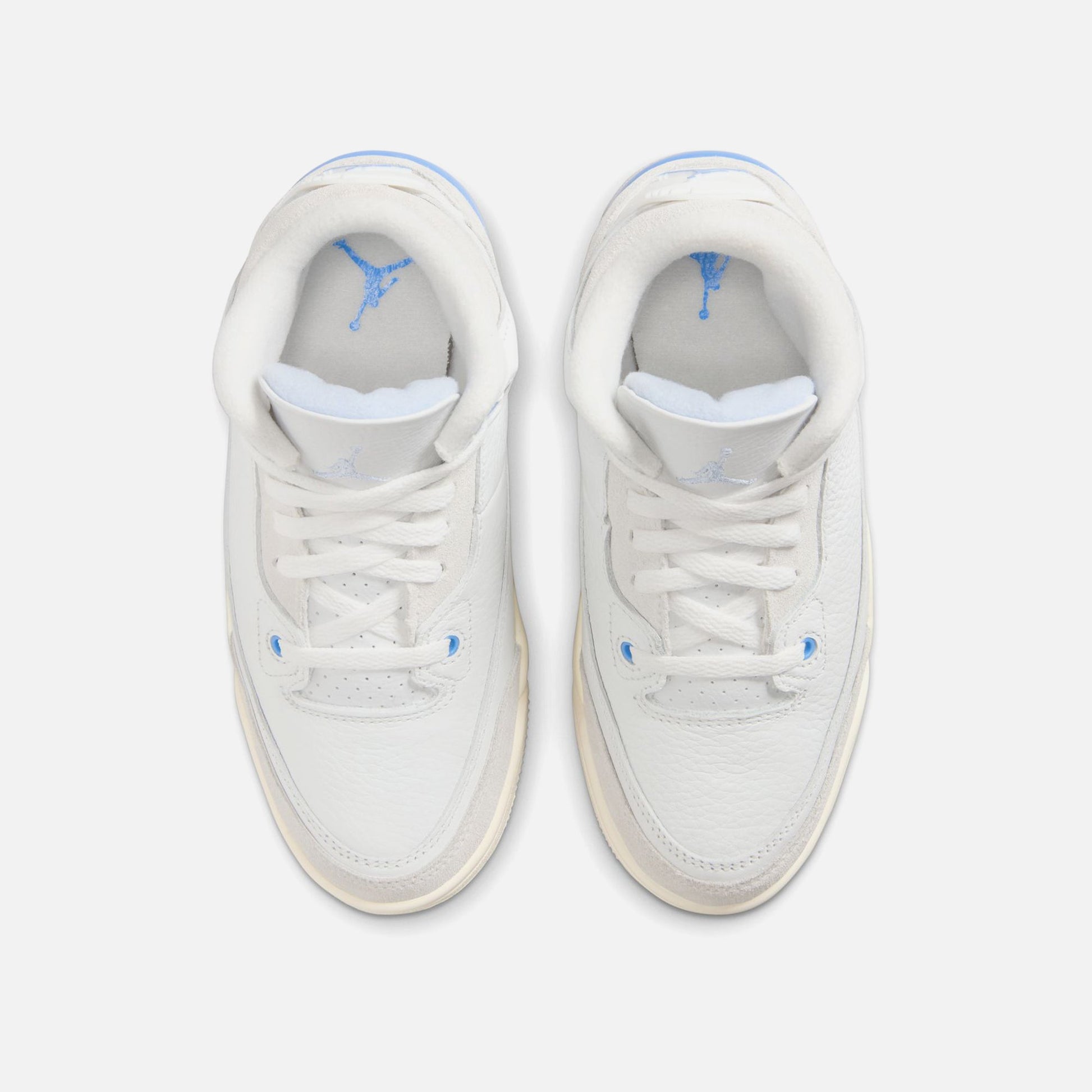 Kids Kith Jordan PS Air Jordan 3 Retro - Summit White / Hydrogen Blue Leg