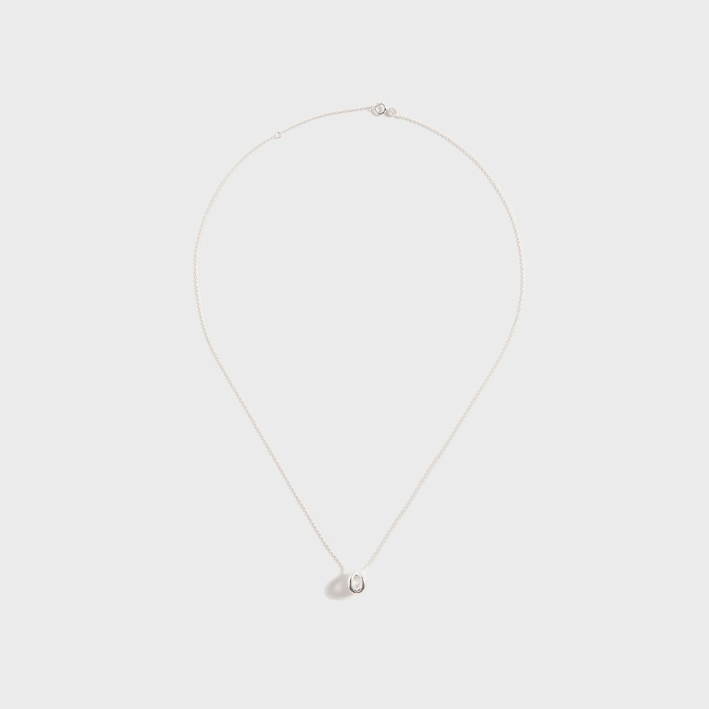 Men Kith Le Gramme 3g Polished Sterling Silver Entrelacs Pendant And Chain Neck