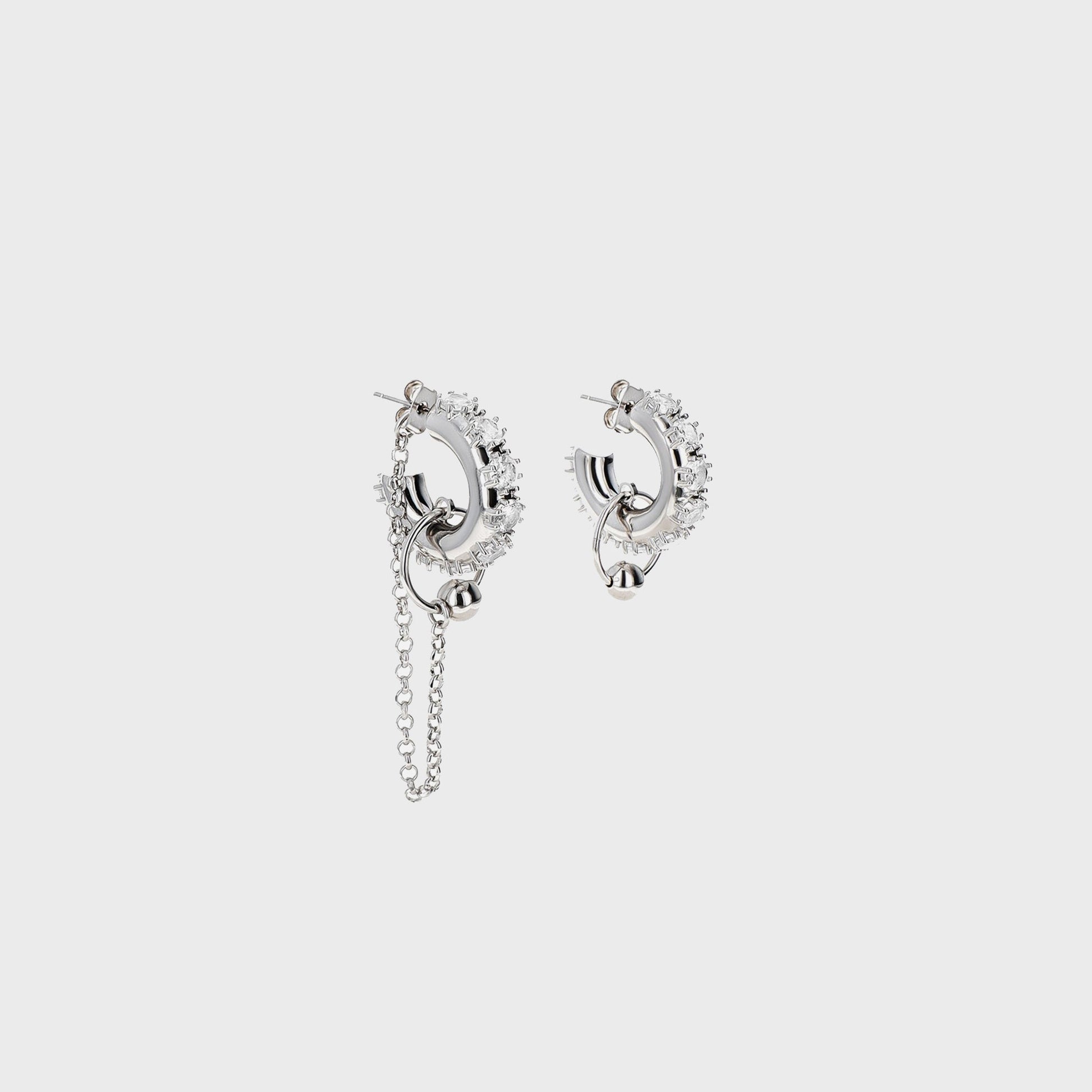 Women Kith Justine Clenquet Penny Earring - Palladium
