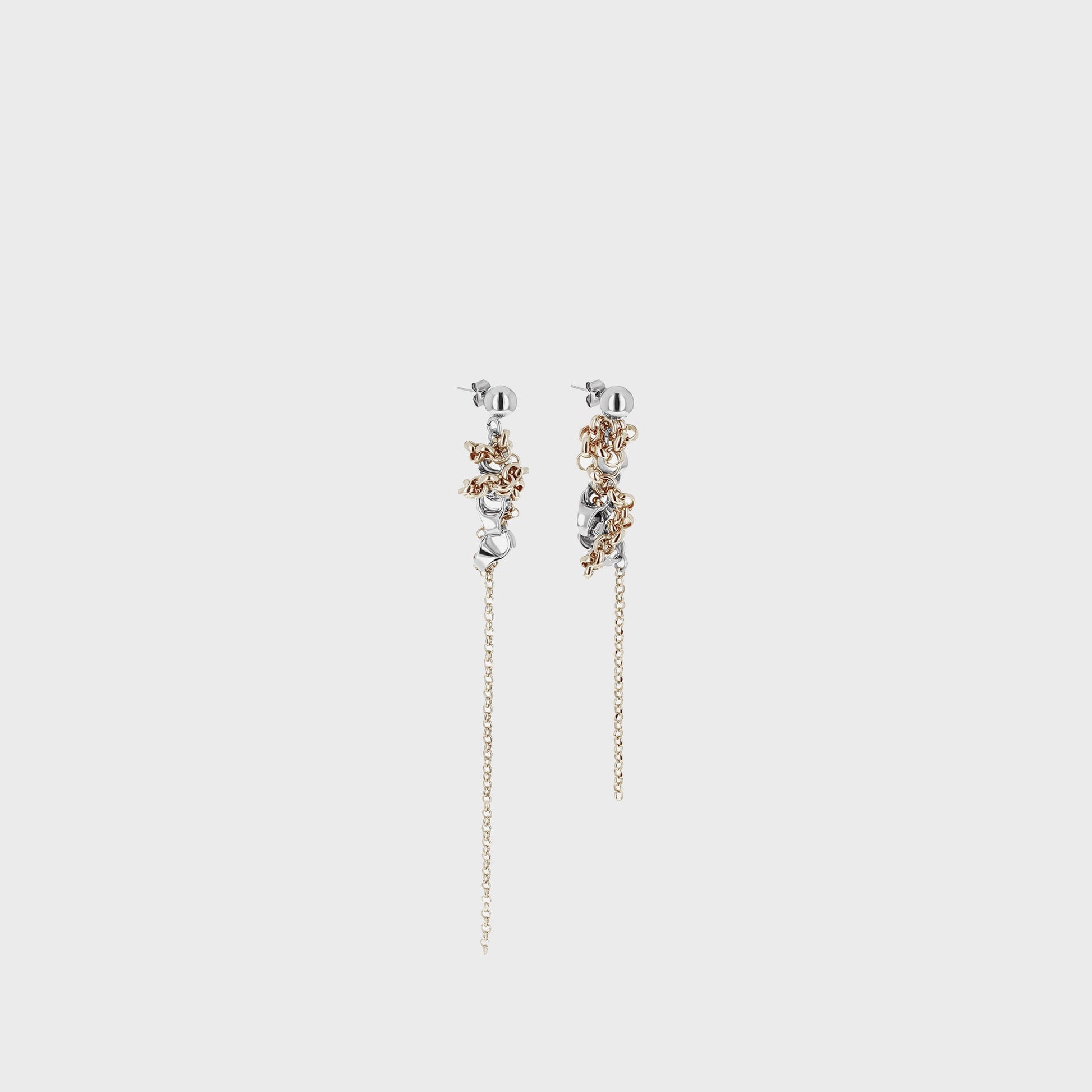 Women Kith Justine Clenquet Bella Earring - Palladium / Gold