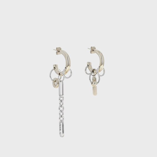 Women Kith Justine Clenquet Iris Earring - Silver