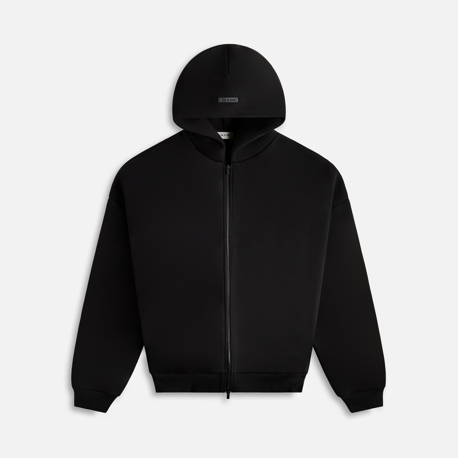 Men Kith Fear of God Full Zip Hoodie - Black