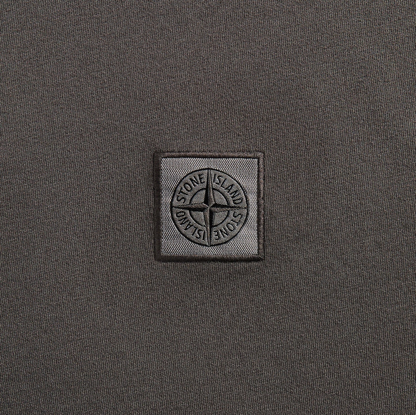 Men Kith Stone Island Garment Dyed Tee - Charcoal