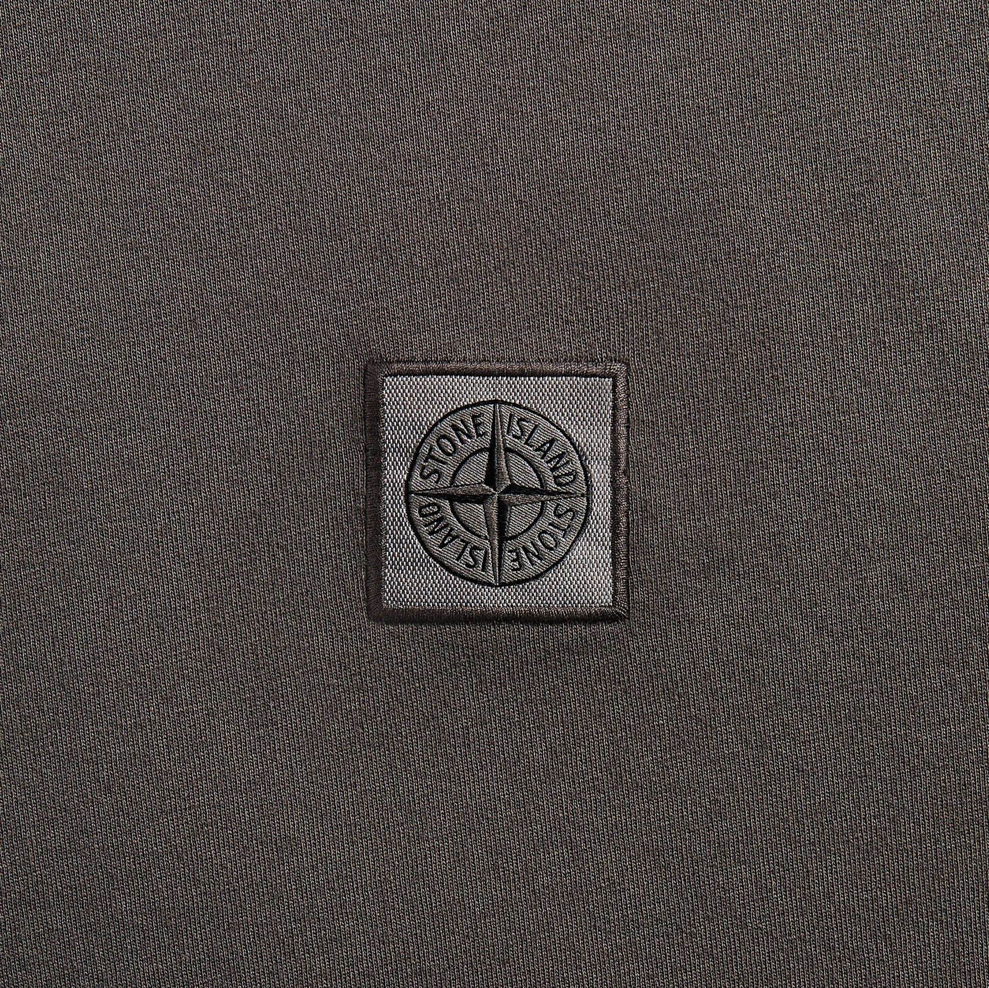 Men Kith Stone Island Garment Dyed Tee - Charcoal