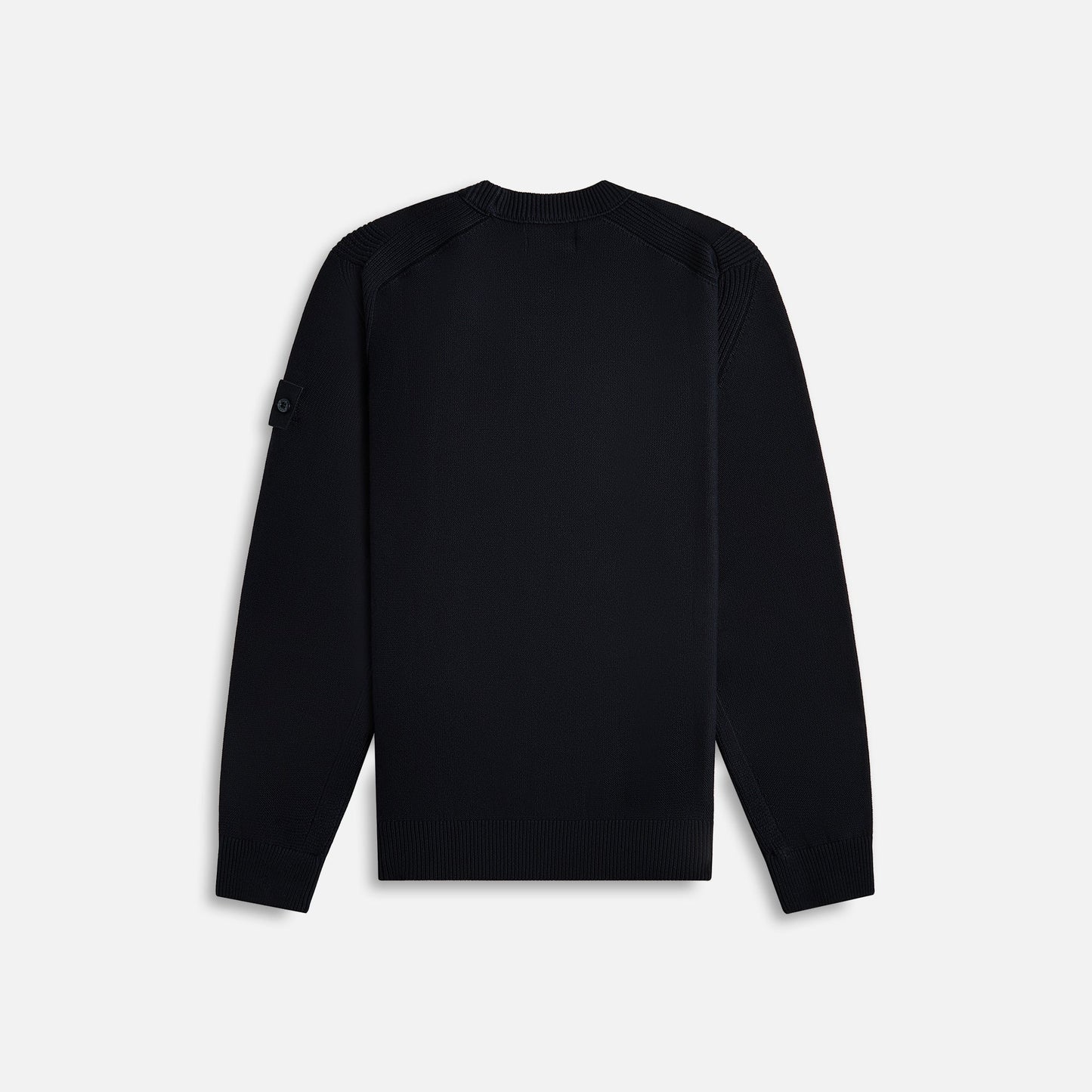 Men Kith Stone Island Cotton Cashmere Ghost Piece Crewneck - Navy Blue