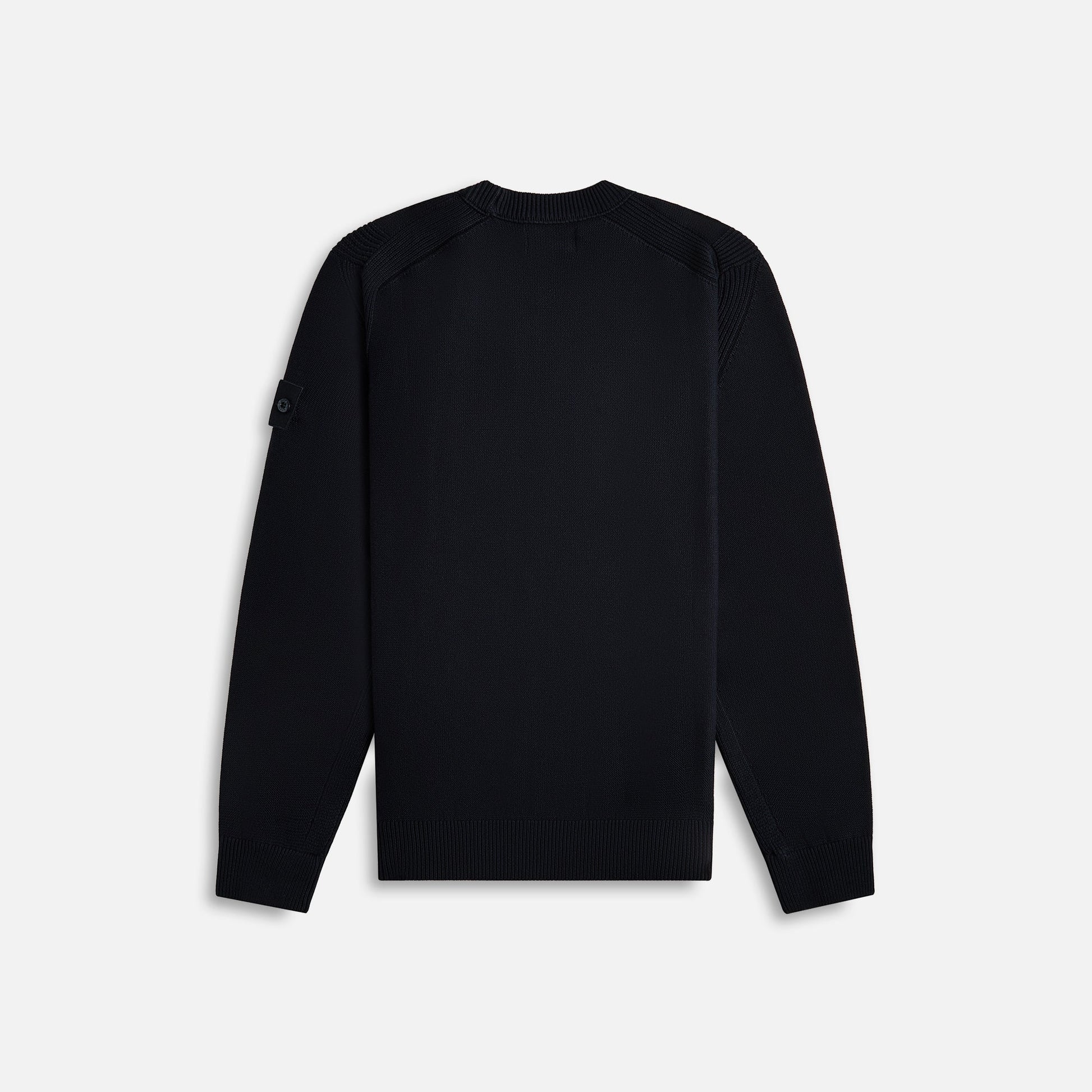 Men Kith Stone Island Cotton Cashmere Ghost Piece Crewneck - Navy Blue