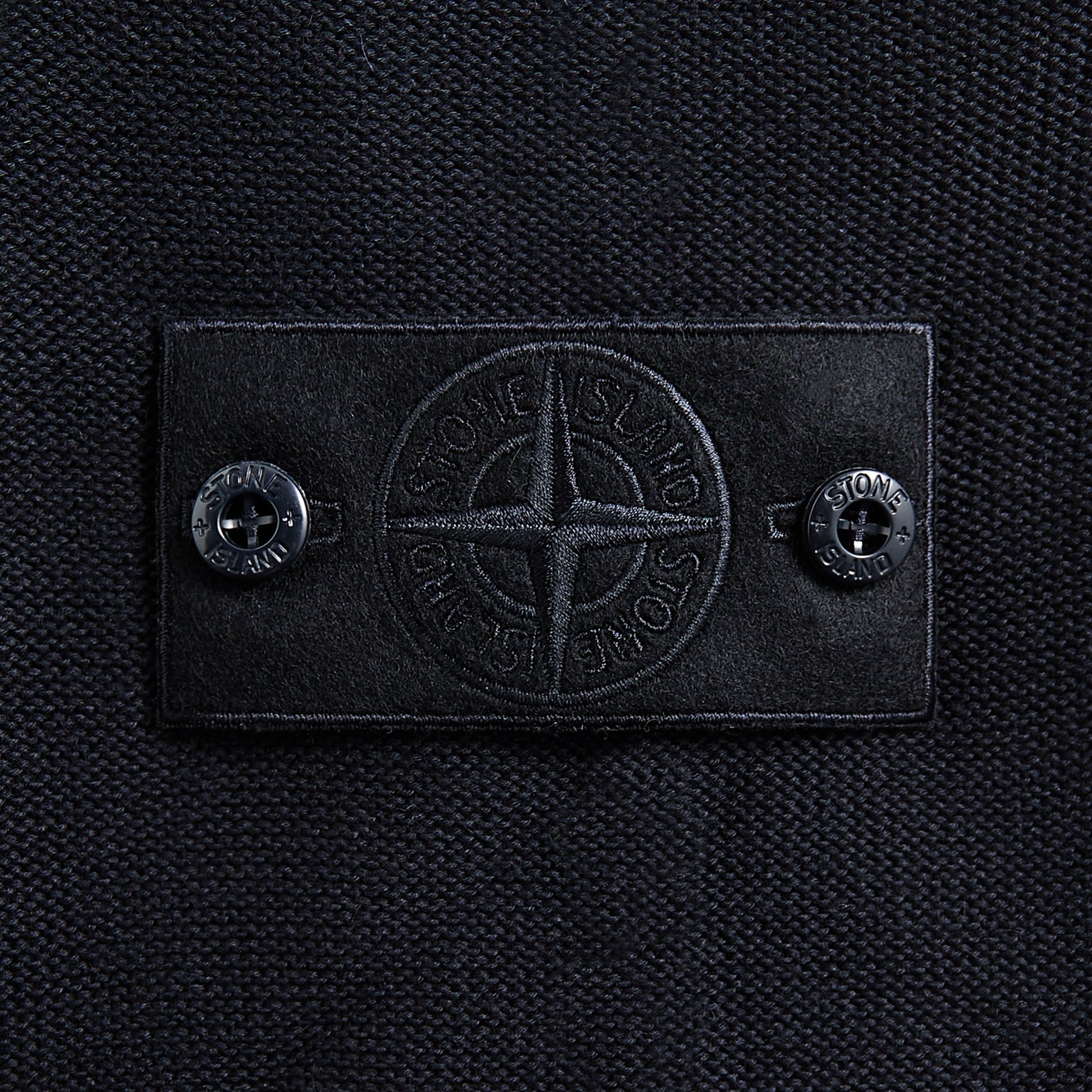 Men Kith Stone Island Cotton Cashmere Ghost Piece Crewneck - Navy Blue