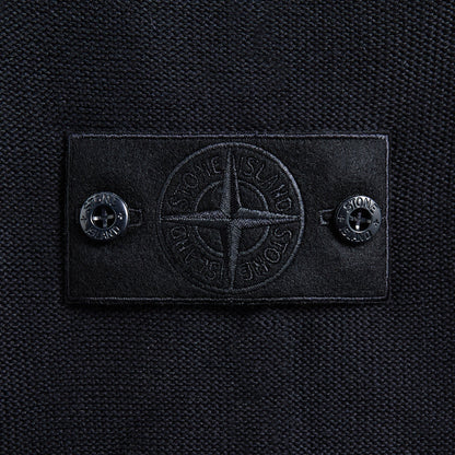 Men Kith Stone Island Cotton Cashmere Ghost Piece Crewneck - Navy Blue