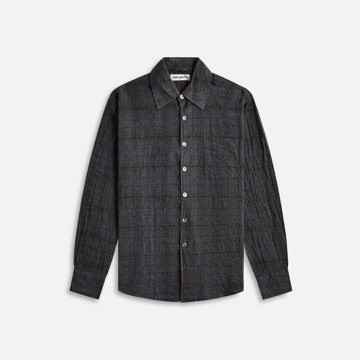 Men Kith Our Legacy Above Shirt - Bazaar Check Breeze Weave