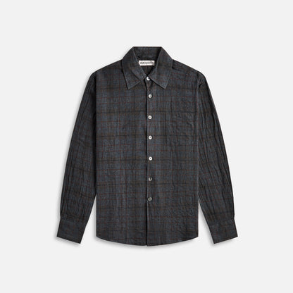 Men Kith Our Legacy Above Shirt - Bazaar Check Breeze Weave