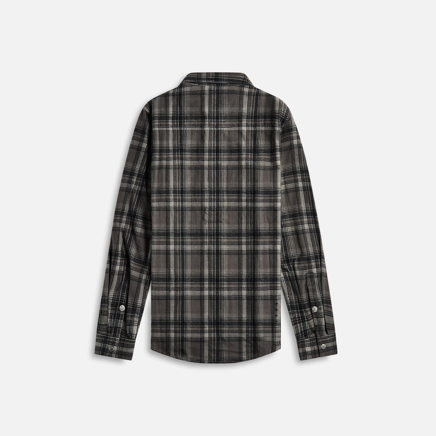 Men Kith Ksubi Snakebite Shirt - Check Charcoal