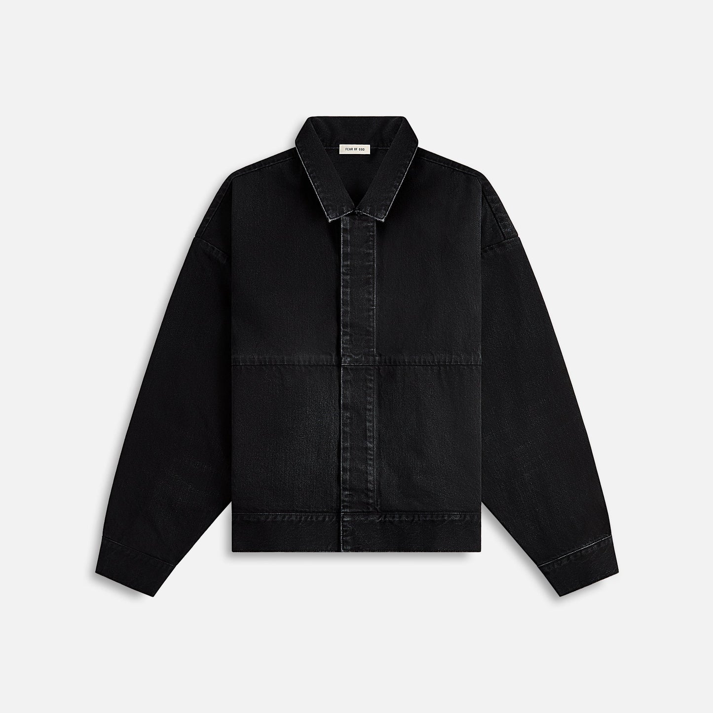 Men Kith Fear of God Denim Trucker Jacket - Black