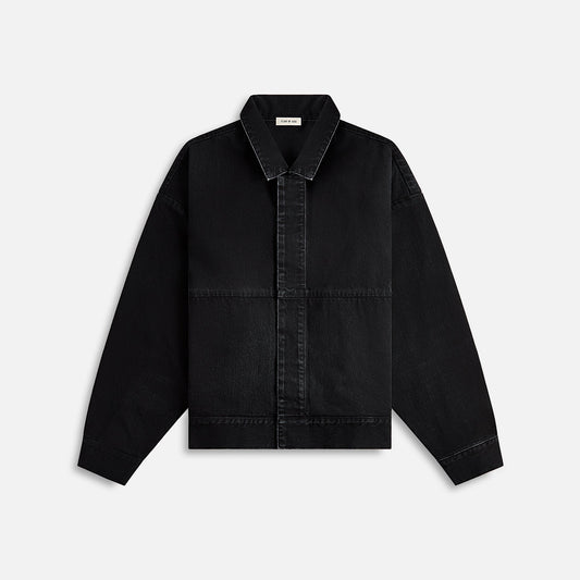 Men Kith Fear of God Denim Trucker Jacket - Black