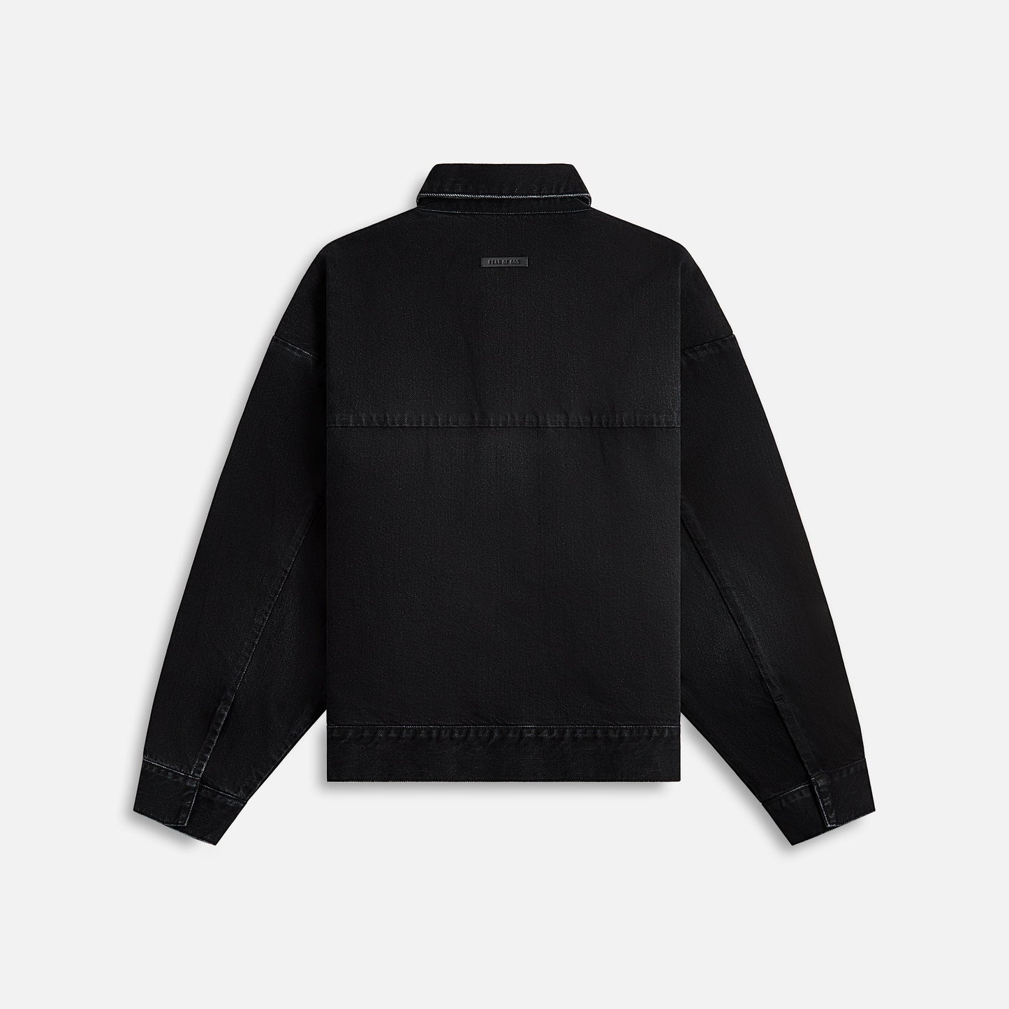 Men Kith Fear of God Denim Trucker Jacket - Black