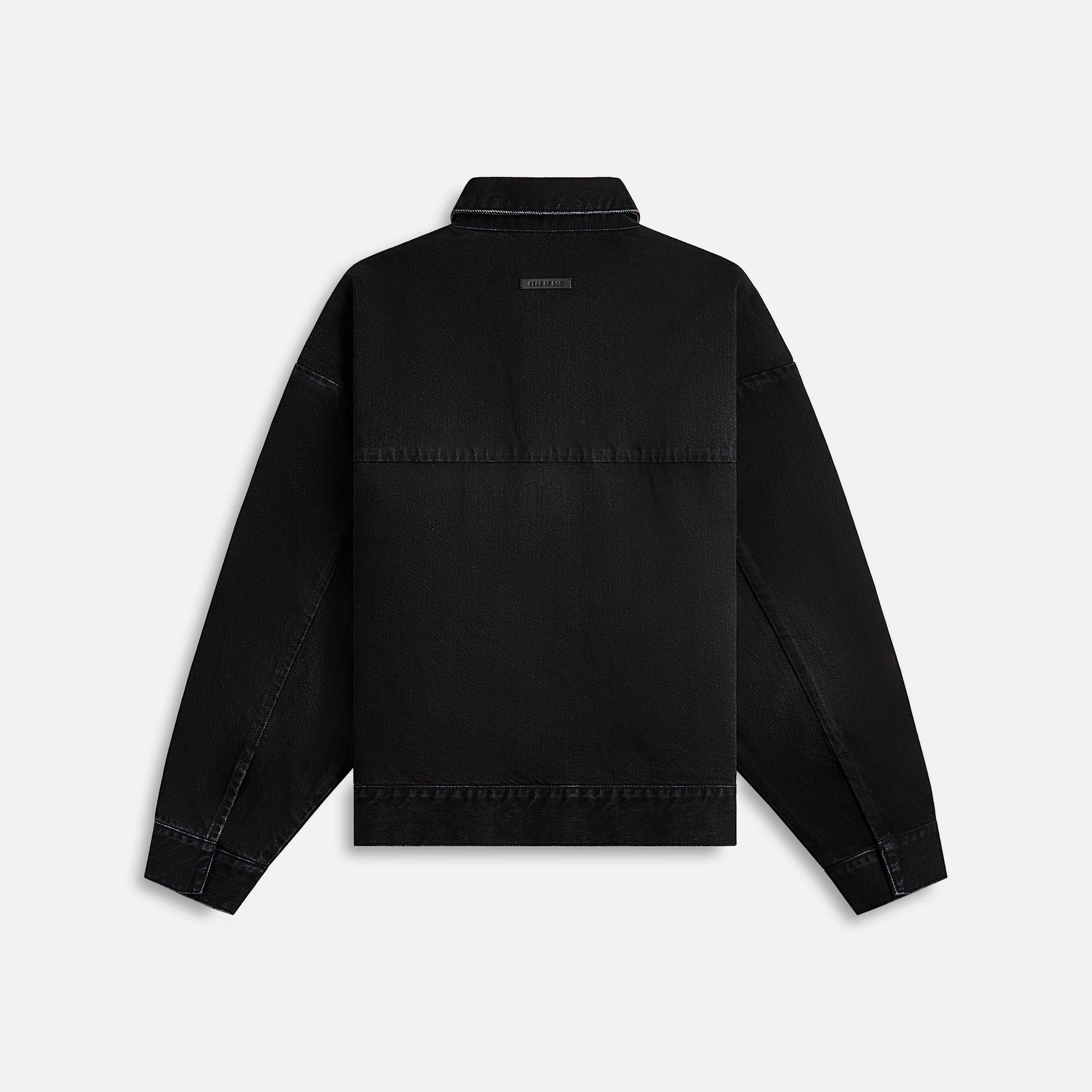 Men Kith Fear of God Denim Trucker Jacket - Black