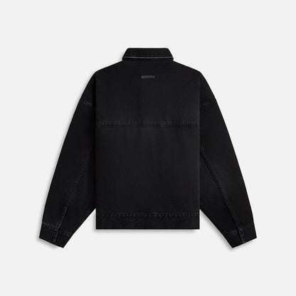Men Kith Fear of God Denim Trucker Jacket - Black