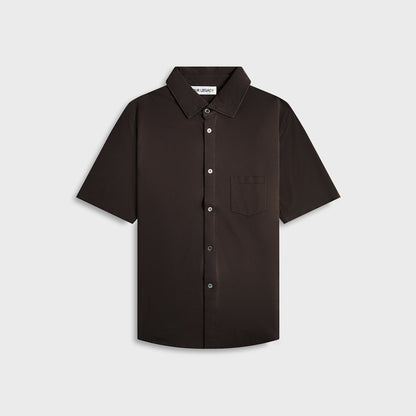 Men Kith Our Legacy Analog Shirt - Deep Brown Super Mall Piquet