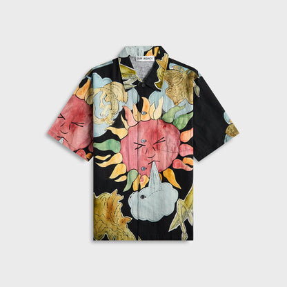 Men Kith Our Legacy Box Shirt - Solar Power Print