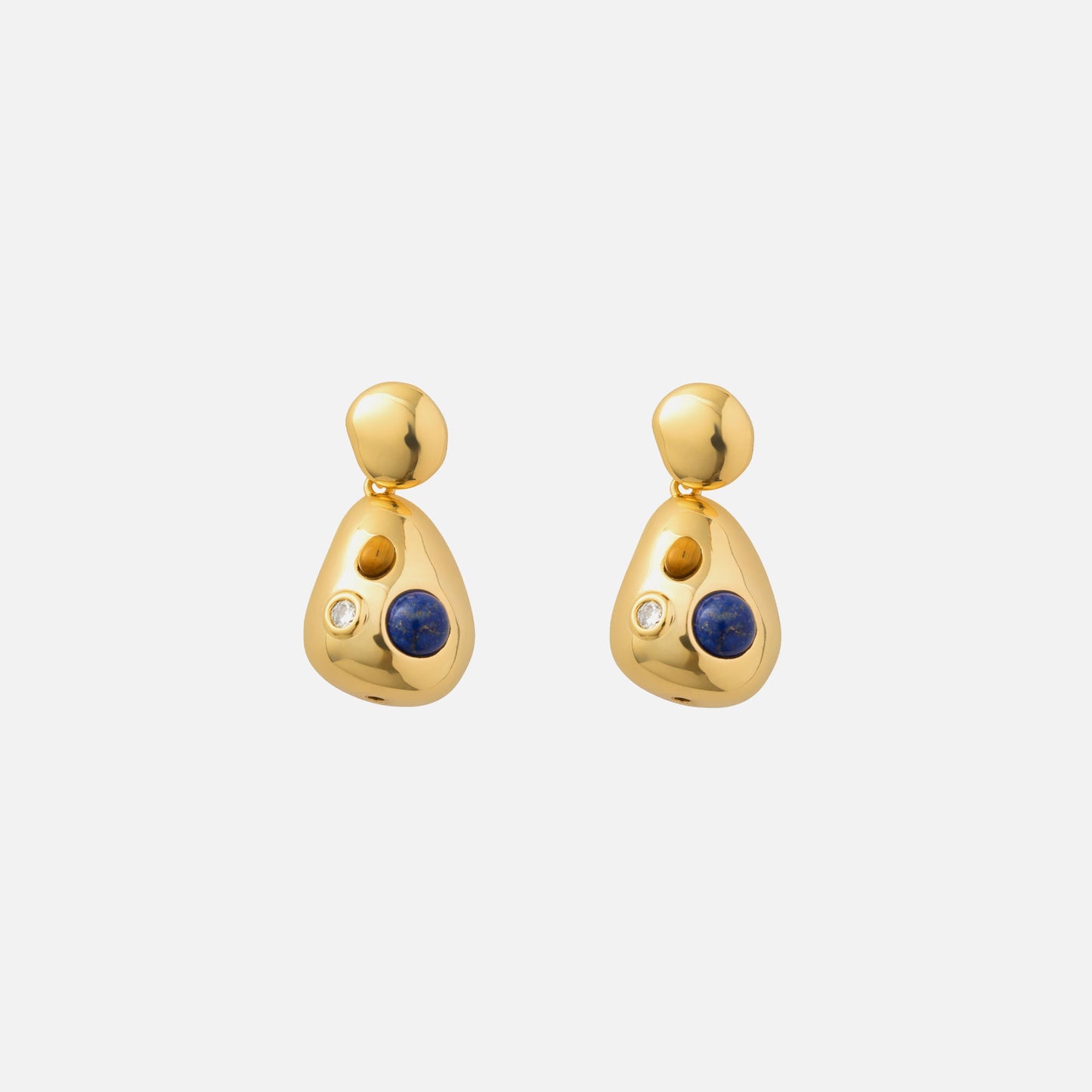 Men|Women Kith Eliou Analu Earrings - Gold Plated