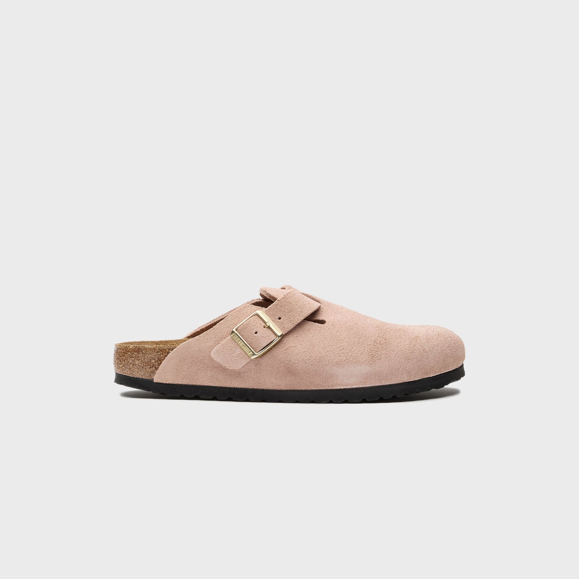 Men|Women Kith Birkenstock Boston Suede - Light Rose